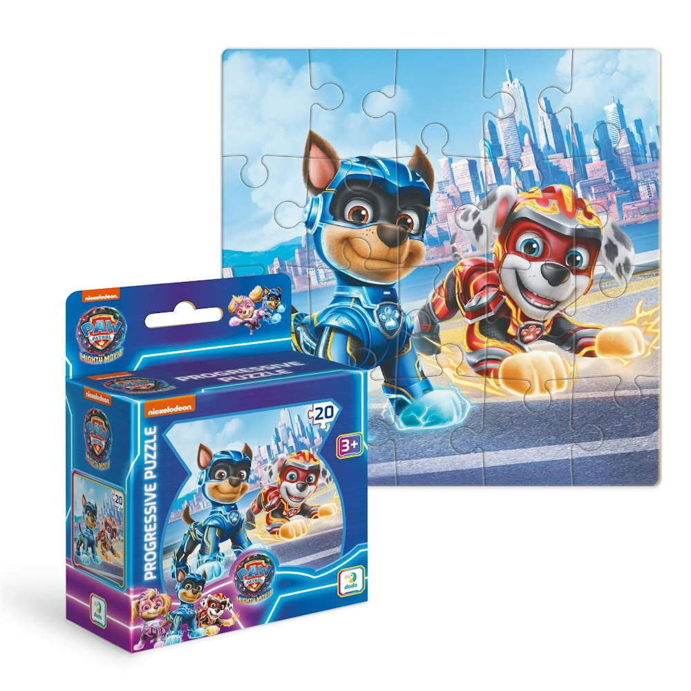 Dodo Dodo Paw Patrol Mighty Chase & Marshall Progressive Puzzle Set