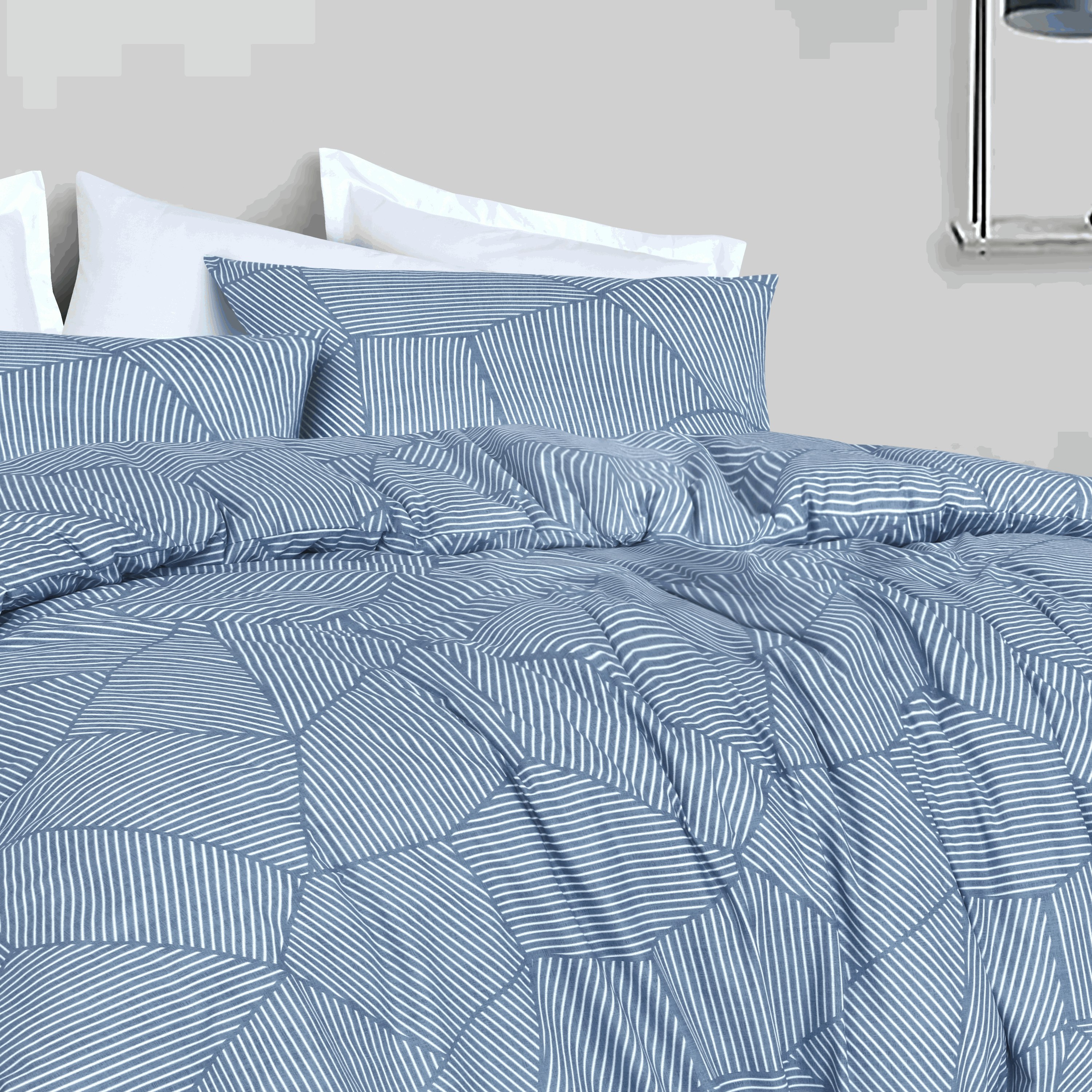 Santorini Charm Quilt Cover Set | Anti-Microbial Pure Cotton Comfort