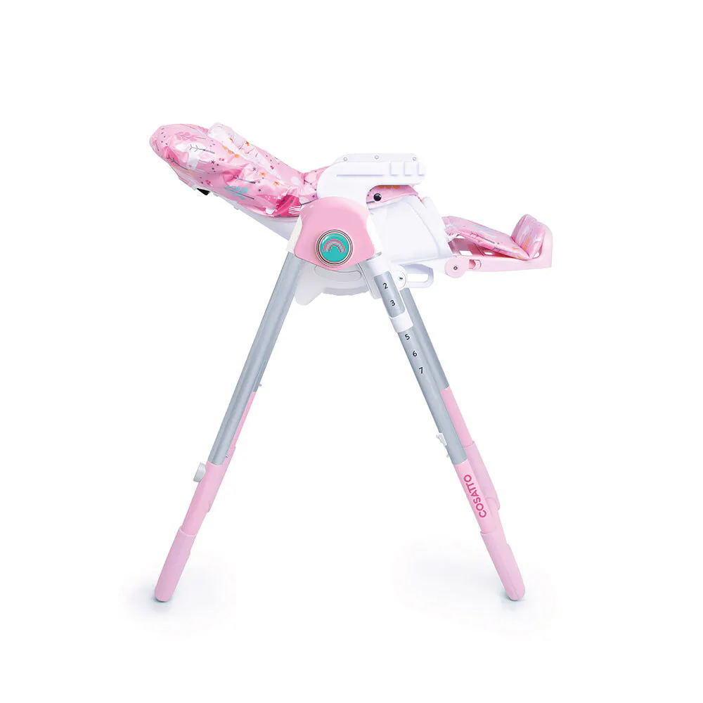 Cosatto Noodle Baby/Toddler Foldable Feeding Highchair Unicorn Land 0m+