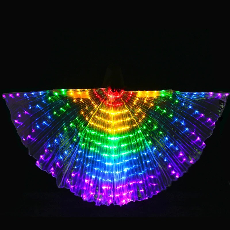 Light Up Rainbow LED Butterfly Wings