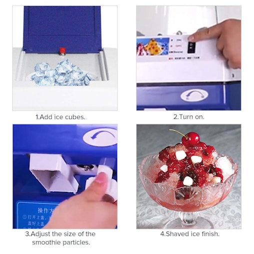 SOGA 2X Ice Shaver Commercial Electric Stainless Steel Ice Crusher Slicer Machine 120KG/h SOGA 2X Ice Shaver Commercial Electric Stainless Steel Ice Crusher Slicer Machine 120KG/h