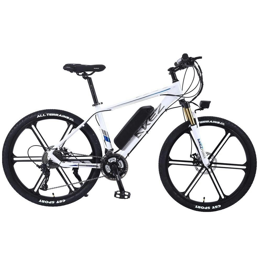 AKEZ 007 350W 36V Mountain Motorized Bicycle Road Electric Bike eBike 26-inch