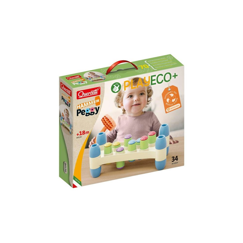 Quercetti Play Eco+ Hammer Peggy