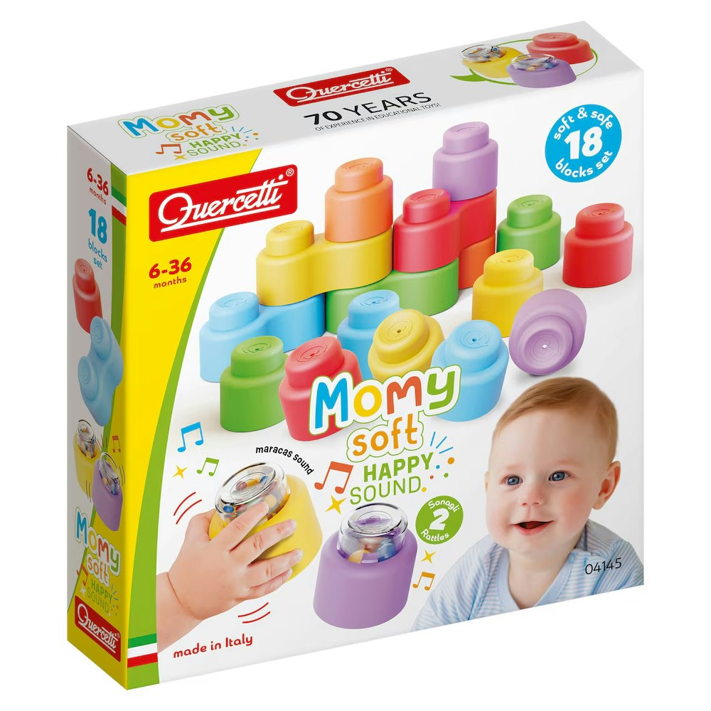 Quercetti Momy Soft & Happy Sound 18 Pcs