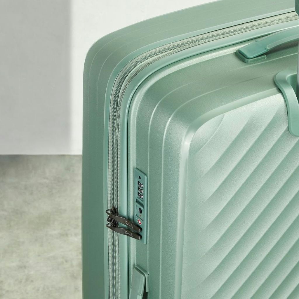 Rock Infinity 64cm Medium Expander Hardsided Suitcase - Sage