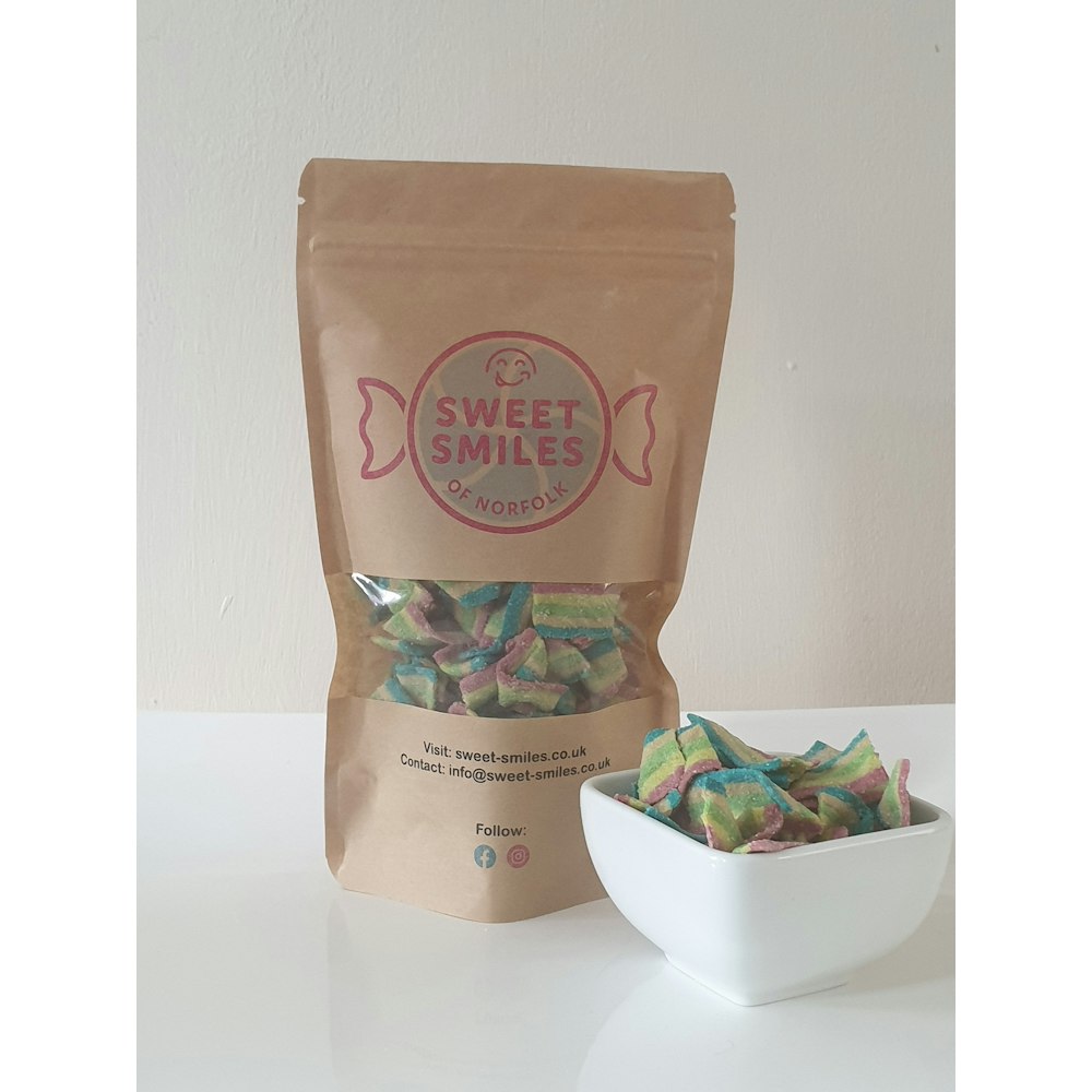 Sweet-Smiles Fizzy Rainbow Bites Sweet Pouch 200g