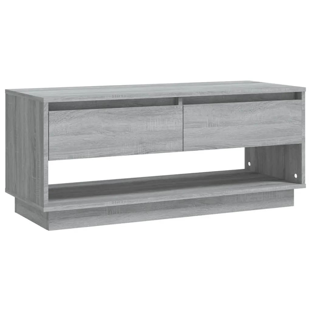 TV Cabinet Grey Sonoma 102x41x44 cm Engineered Wood 812973 TV Cabinet Grey Sonoma 102x41x44 cm Engineered Wood 812973