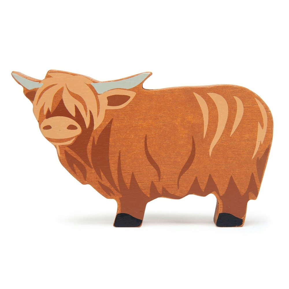 Tender Leaf Toys Farmyard - Highland Cow