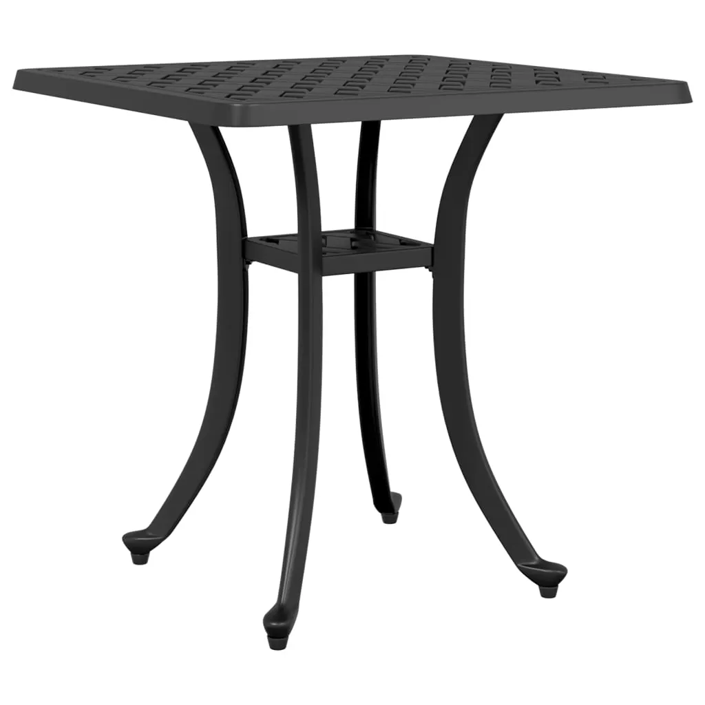 Garden Table Black 53x53x53 cm Cast Aluminium 4002820 Garden Table Black 53x53x53 cm Cast Aluminium 4002820