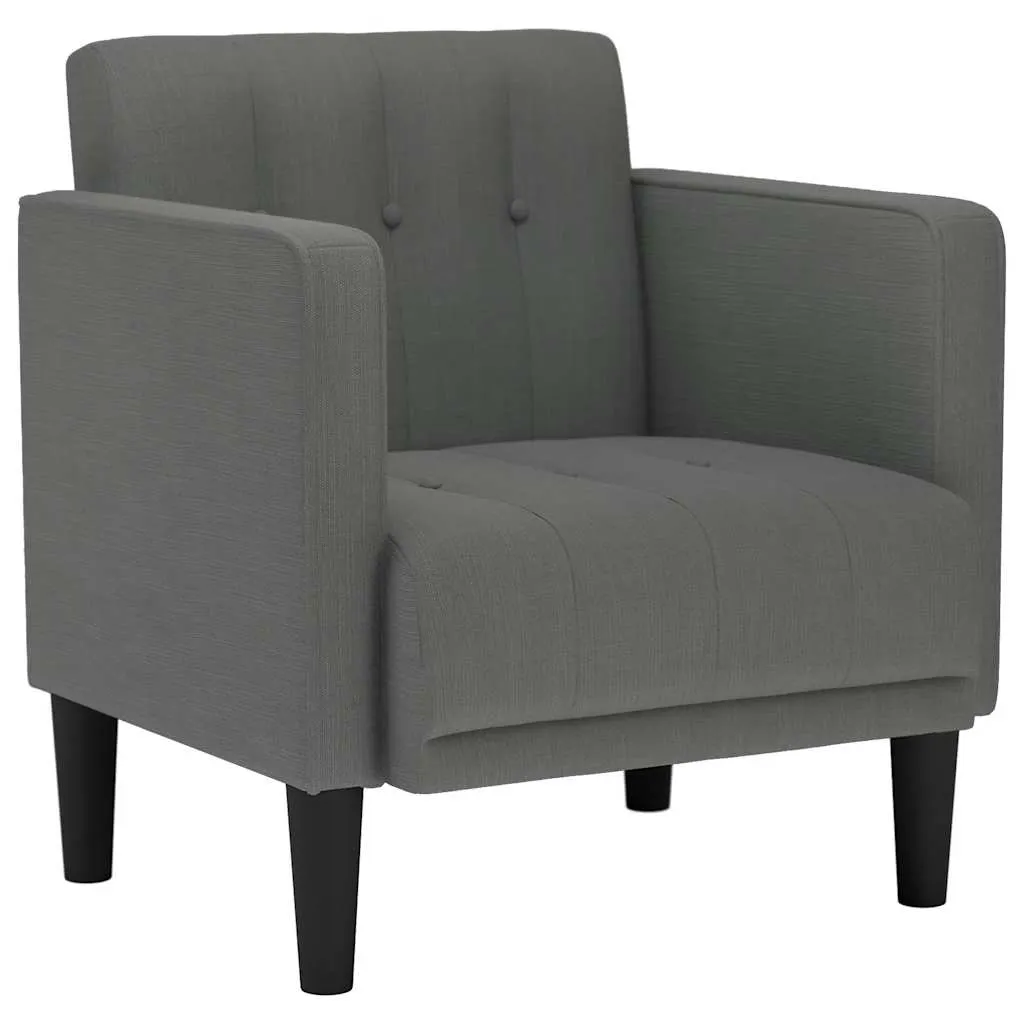 Sofa Chair with Armrests Dark Grey 53 cm Fabric 4100544 Sofa Chair with Armrests Dark Grey 53 cm Fabric 4100544