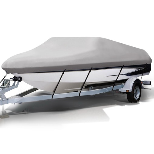 Seamanship Premium 14- 16 ft Boat Cover Trailerable Marine Grade Waterproof 600D image number null