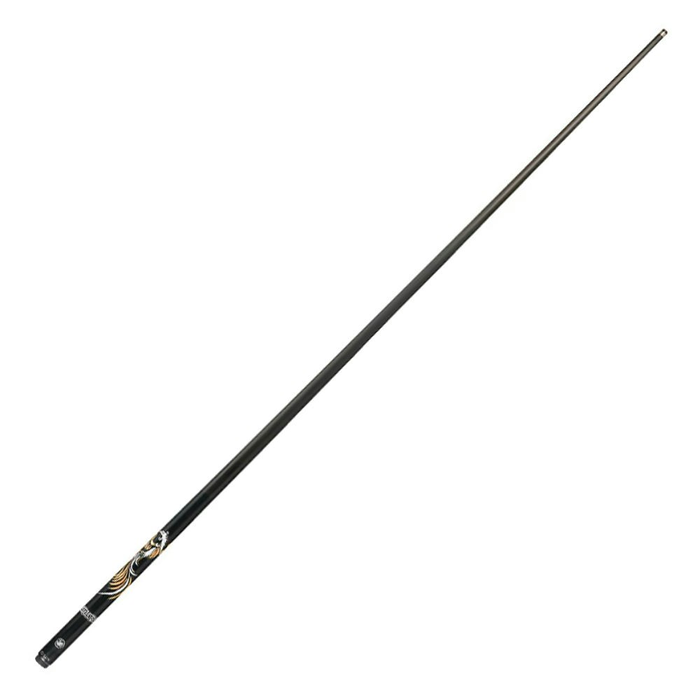 Konllen ZQ 145cm One Piece Snooker Cue Maple Wood 18.5-20OZ Billiard Cue - Yellow&Black