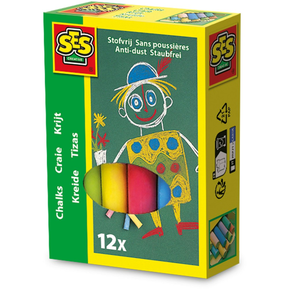 SES Creative Chalks 12 Colours