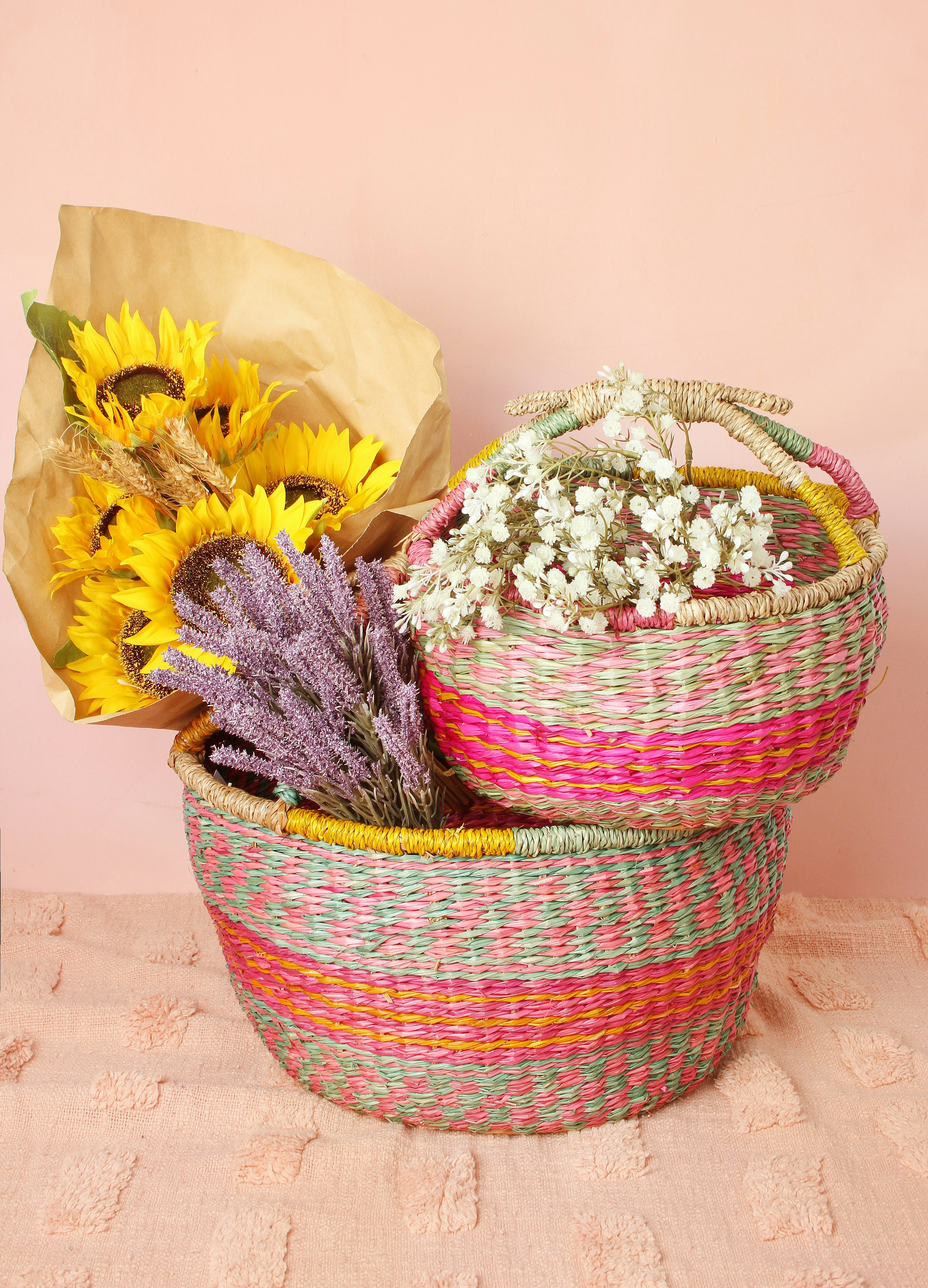 Bardie Boho Bolga Seagrass Picnic Bkt 28cm