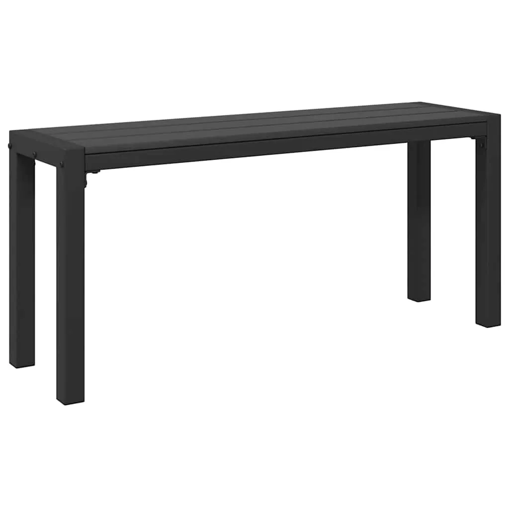 Garden Bench Black 100 x 28 x 45cm Steel 42001771 Garden Bench Black 100 x 28 x 45cm Steel 42001771