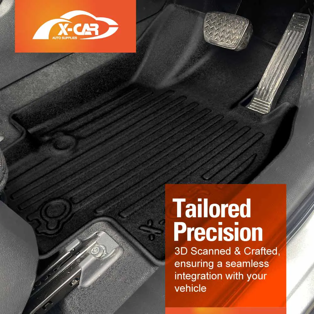 3D Floor Mats Boot Liner for Toyota Kluger 2021-Onwards All Weather Heavy Duty Cargo Car Trunk Luggage Tray