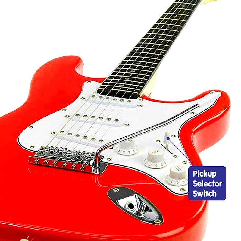Karrera 39in Electric Guitar - Red image number null