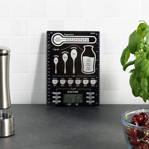 Salter Conversions Digital Kitchen Scales - Black Salter Conversions Digital Kitchen Scales - Black