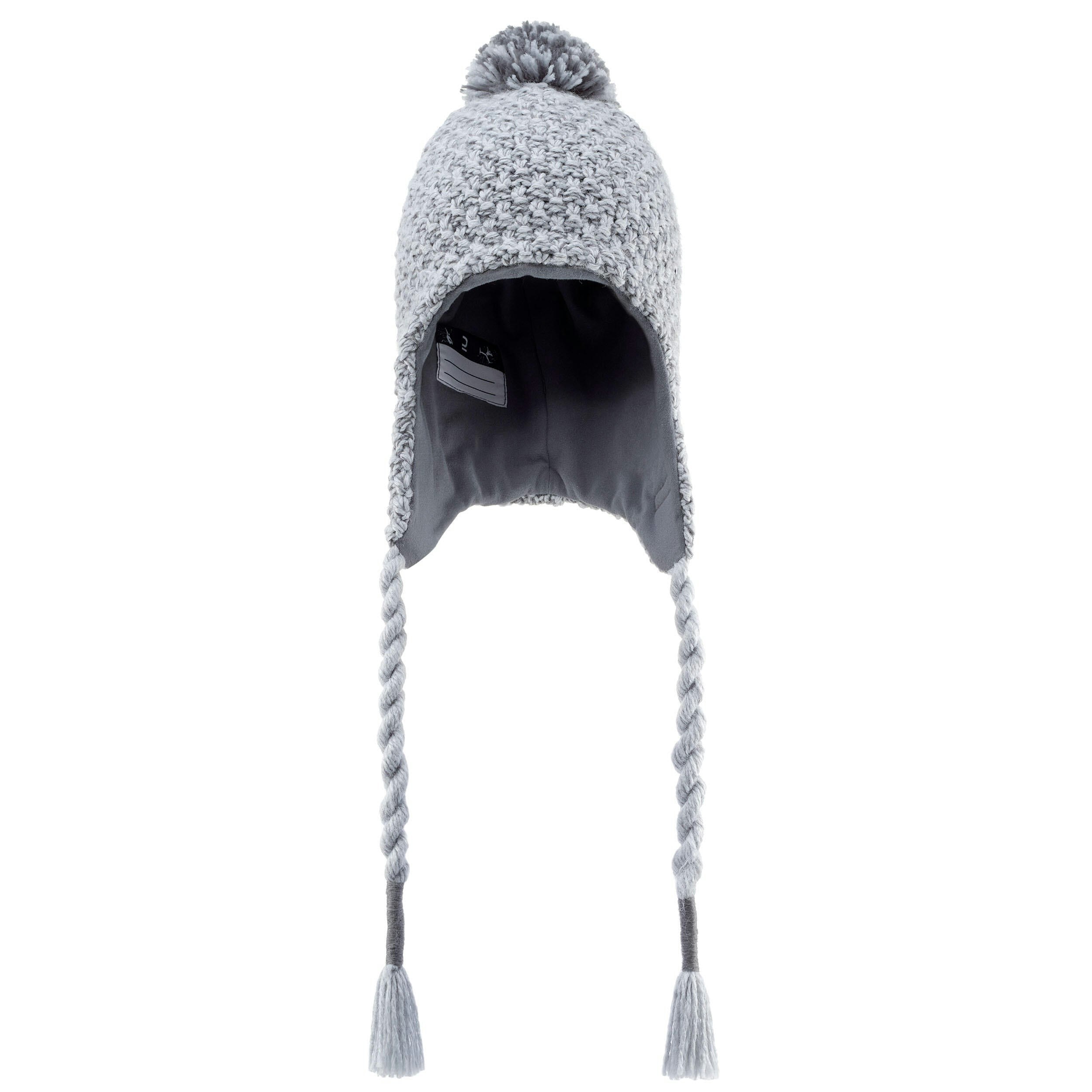 Decathlon | Kids’ Timeless Peruvian Ski Hat - Light Grey