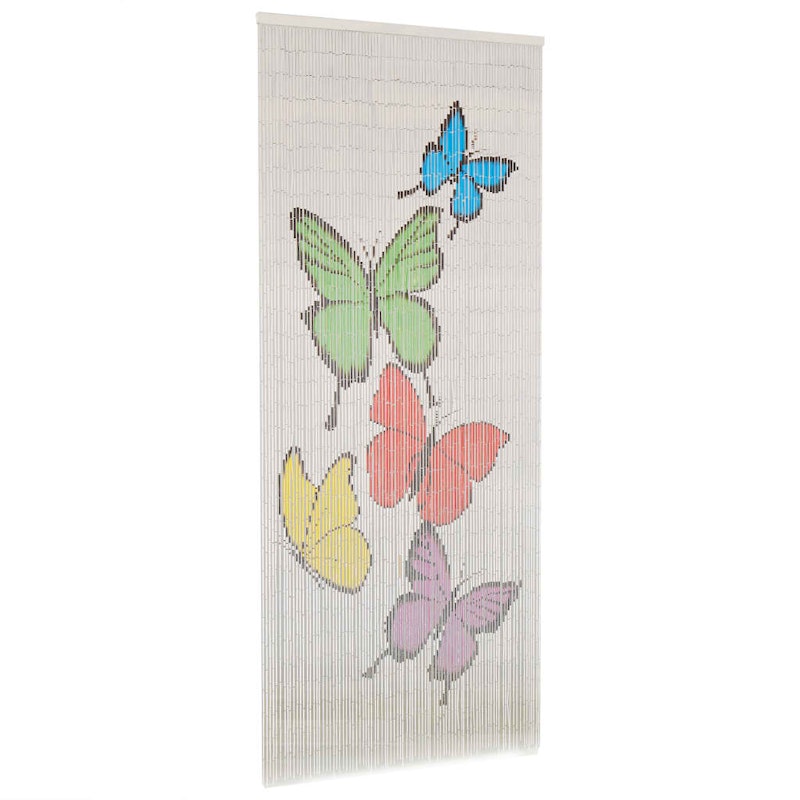 NNEVL Insect Door Curtain Bamboo 90x200 cm image number null
