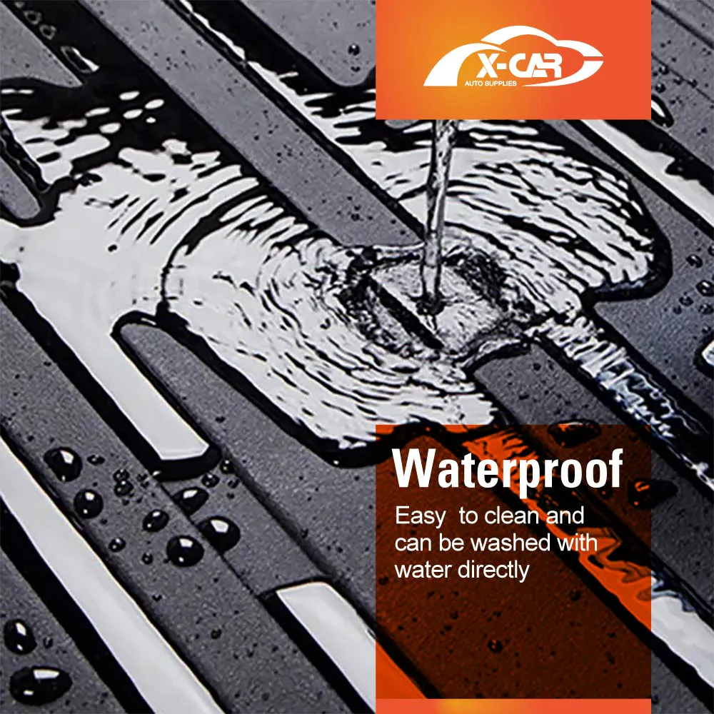 3D Floor Mats for Mitsubishi Pajero 2006-2022 Heavy Duty All Weather Car Waterproof Interior Protection Liner Set