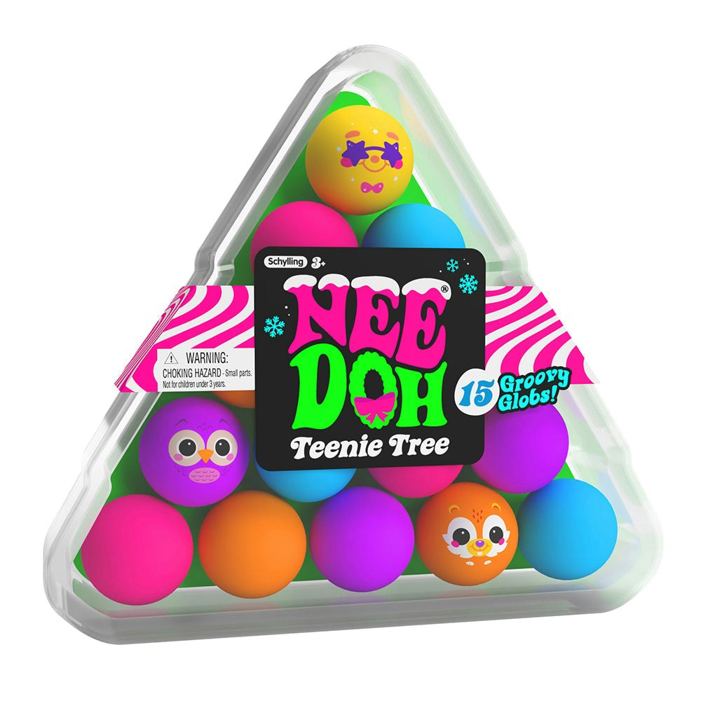 Schylling Squishmas Teenie Tree - 15 Pack Nee-doh