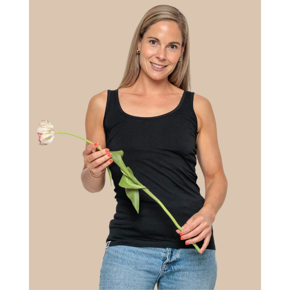 Bshirt Women's Vest In Black