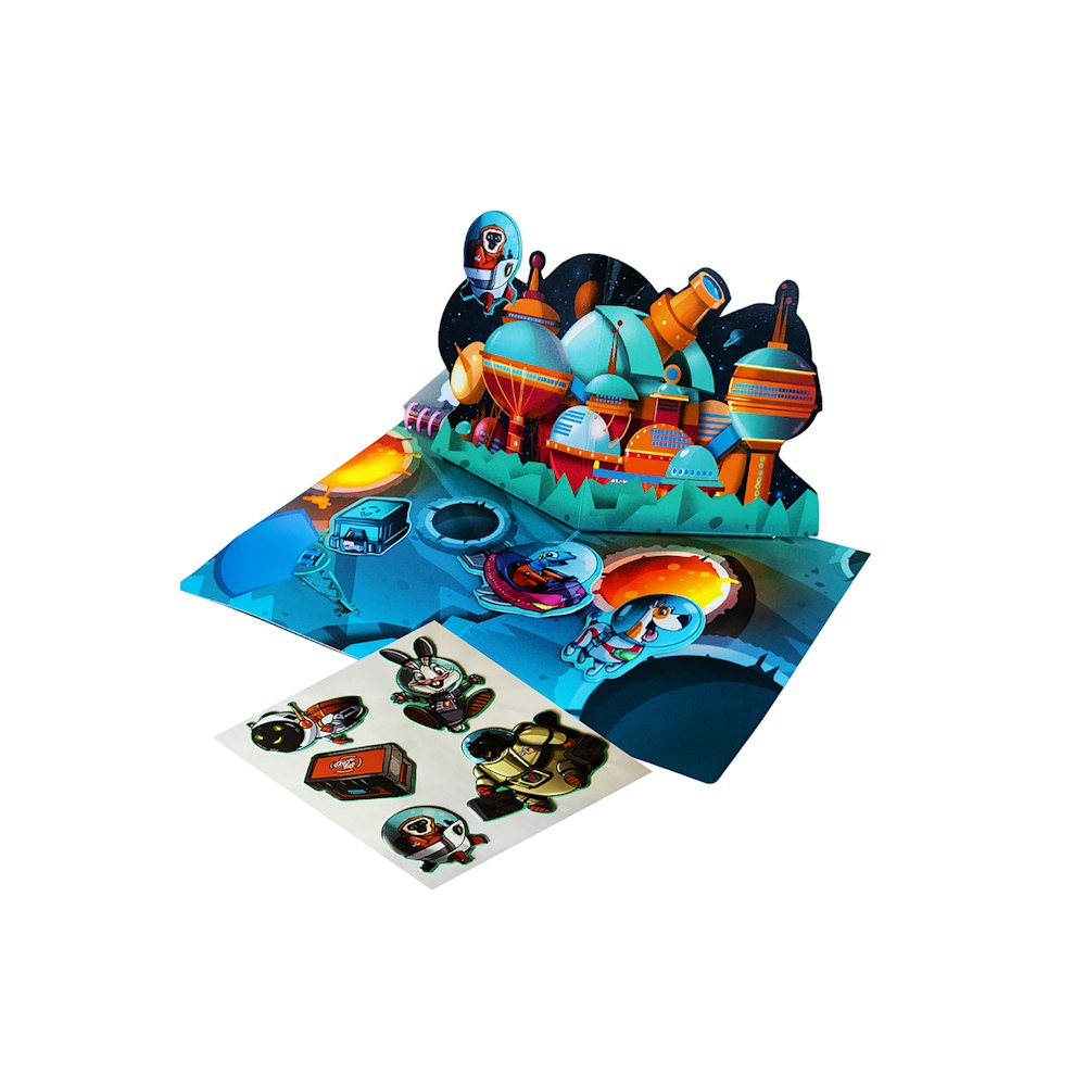 QwiToy Qwitoys Time Travel & Magic Adventures 3 In 1 Playbook Twin Pack