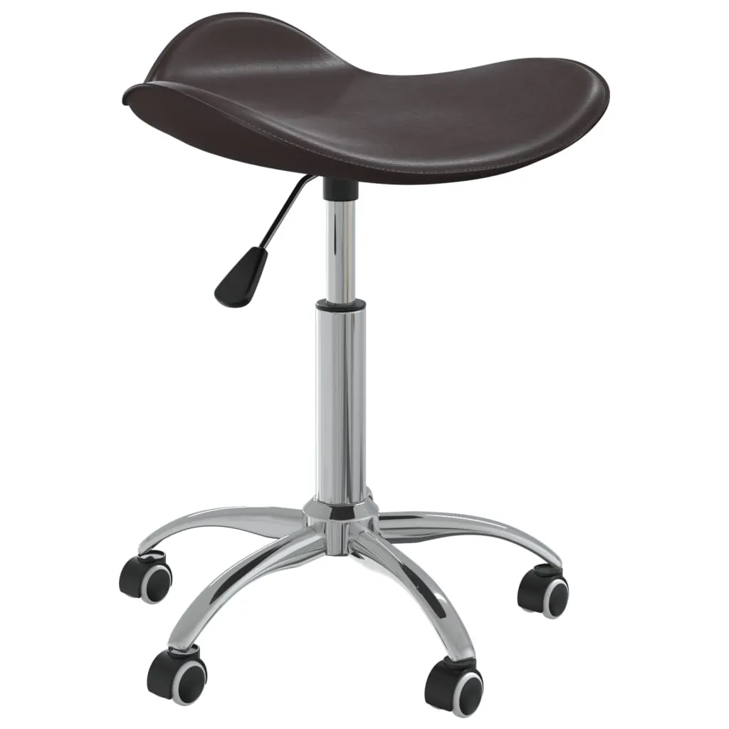 Office Chair Brown Faux Leather 3088558 Office Chair Brown Faux Leather 3088558