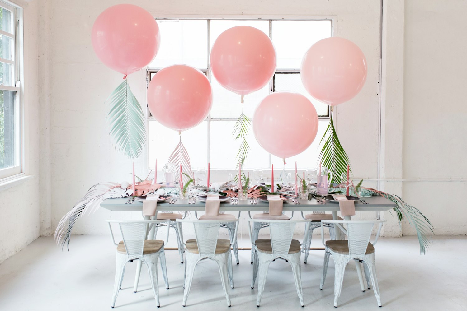 Pastel Palms Baby Shower Theme Parties By Lenzo