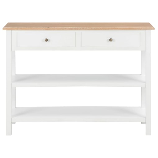 NNEVL Sideboard White 110x35x80 cm MDF NNEVL Sideboard White 110x35x80 cm MDF