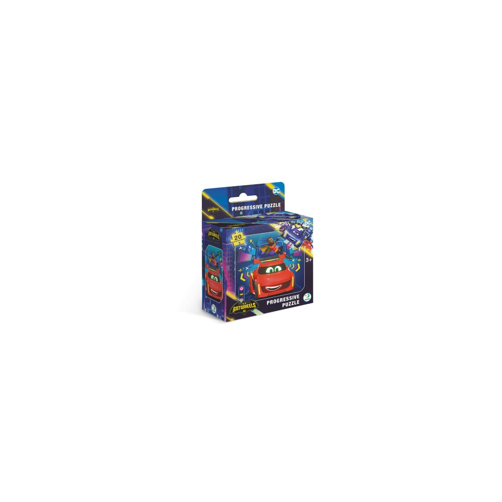 Dodo Dodo Dc Batwheels Redbird 4-in-1 Progressive Jigsaw Puzzle Set