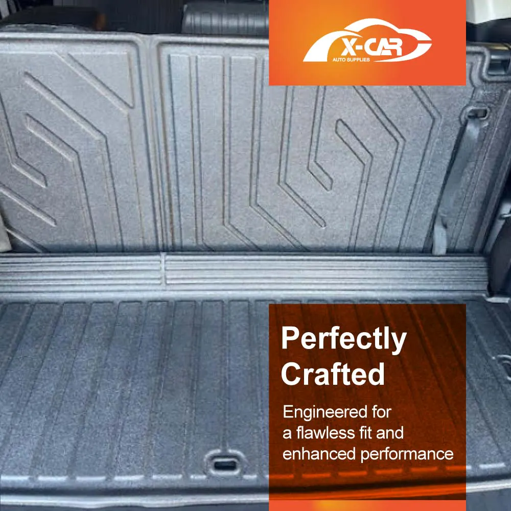 3D Floor Mats Boot Liner for Toyota Kluger 2021-Onwards All Weather Heavy Duty Cargo Car Trunk Luggage Tray