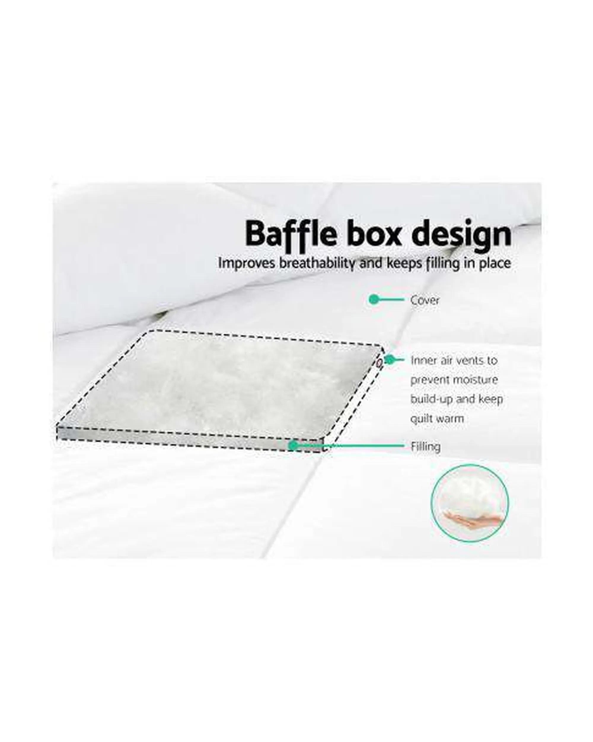 Goose Down Quilt - 800GSM
