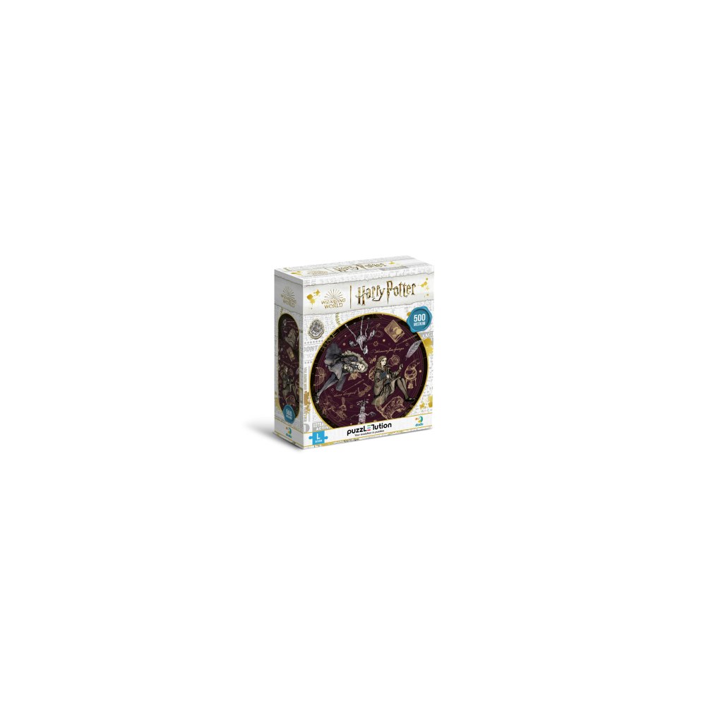 Dodo Dodo Puzzlution Harry Potter Magical Elements 500-piece Circular Jigsaw Puzzle