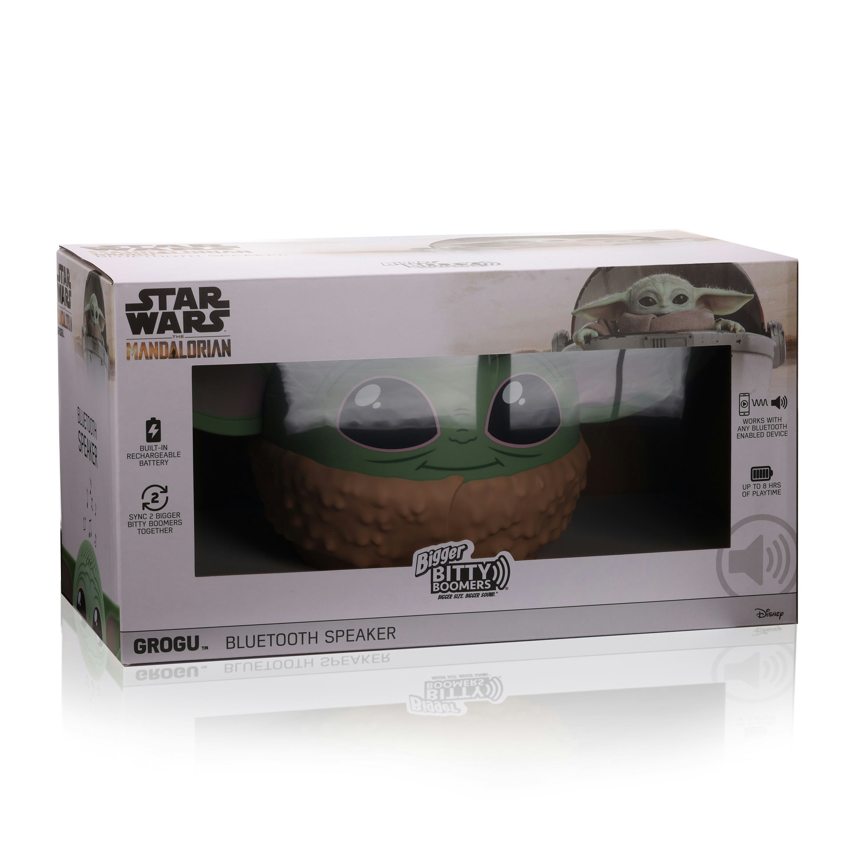 Star Wars: The Mandalorian Bigger Bitty Boomers Grogu 8" Bluetooth Speaker