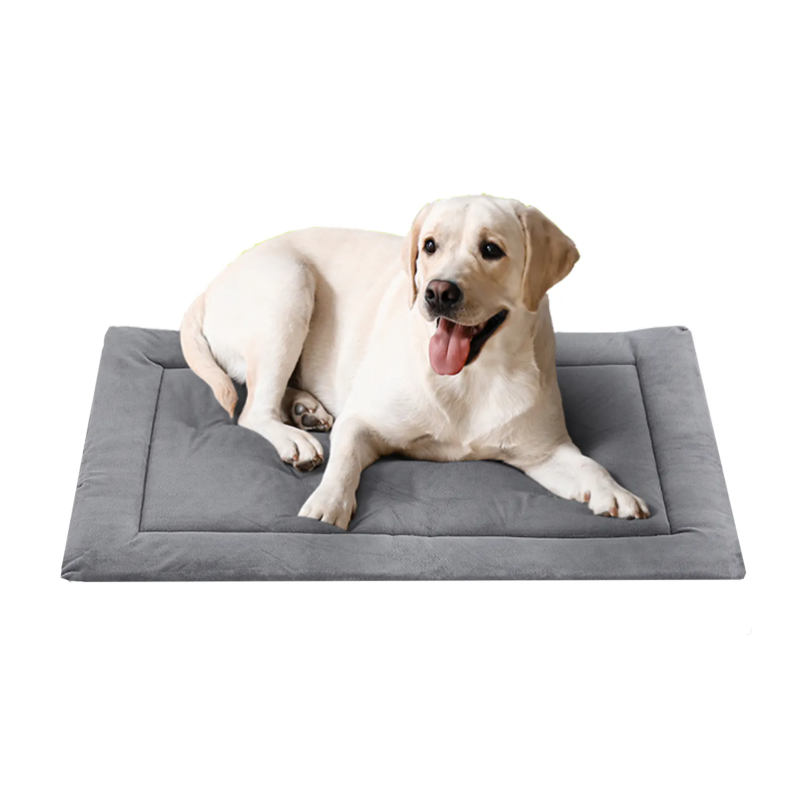 Taily Pet Mat Dog Bed Washable Crate Cushion Soft Fleece Pad Rabbit Cat Mattress L Large 40" Grey Taily Pet Mat Dog Bed Washable Crate Cushion Soft Fleece Pad Rabbit Cat Mattress L Large 40" Grey
