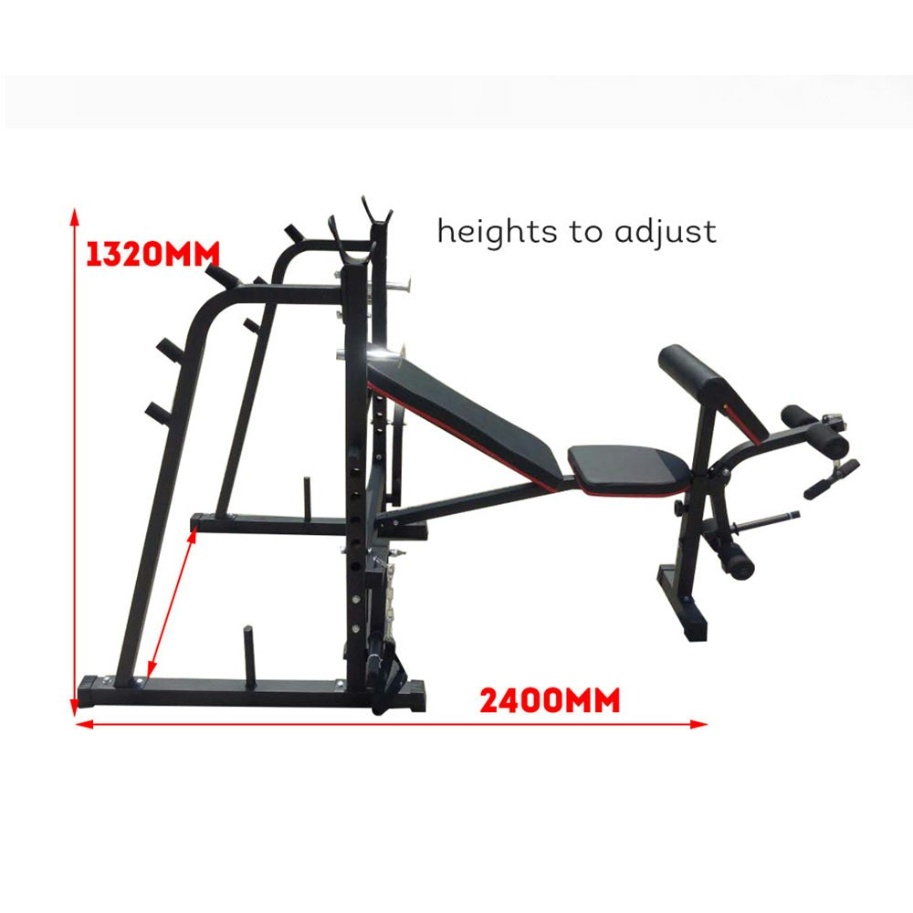 RBT3015 Multi-Station Weight Bench Press Fitness Incline Gym Workout