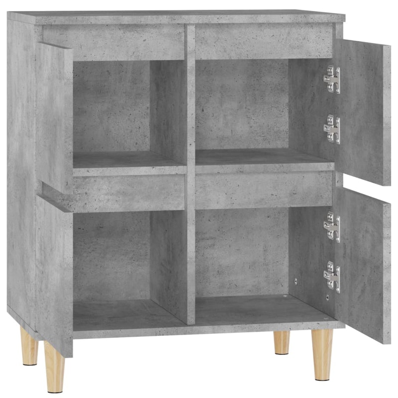 NNEVL Sideboard Concrete Grey 60x35x70 cm Engineered Wood image number null