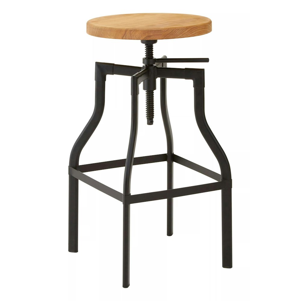 interiors by Premier New Foundry Ash Seat Bar Stool