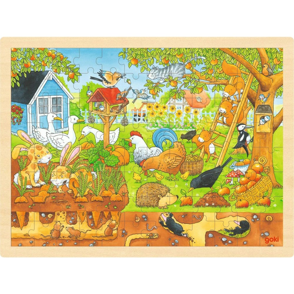 Goki Puzzle - Our Garden