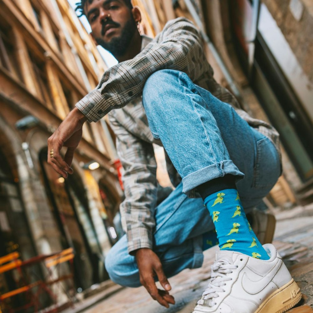 Swole Panda T-rex Bamboo Socks