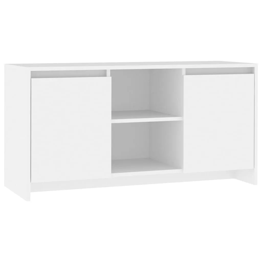 TV Cabinet White 102x37.5x52.5 cm Engineered Wood 809791 TV Cabinet White 102x37.5x52.5 cm Engineered Wood 809791