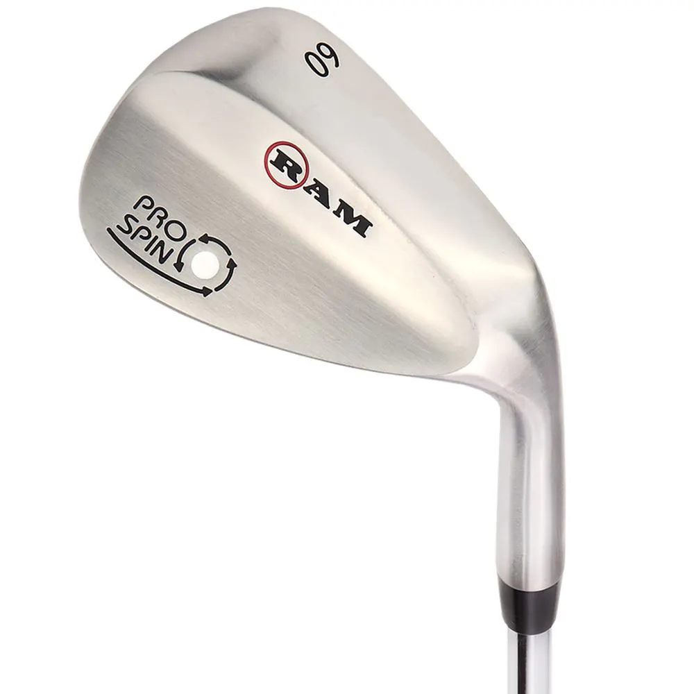 RAM Golf Pro Spin 3 Wedge Set - 52o Gap, 56o Sand, 60o Lob Wedges Men Right Hand