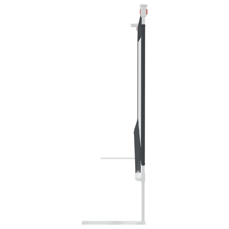 NNEVL Toddler Safety Bed Rail Dark Grey 180x25 cm Fabric image number null