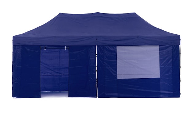 Gazebo Tent Marquee 3x6m PopUp Outdoor Wallaroo Blue Gazebo Tent Marquee 3x6m PopUp Outdoor Wallaroo Blue
