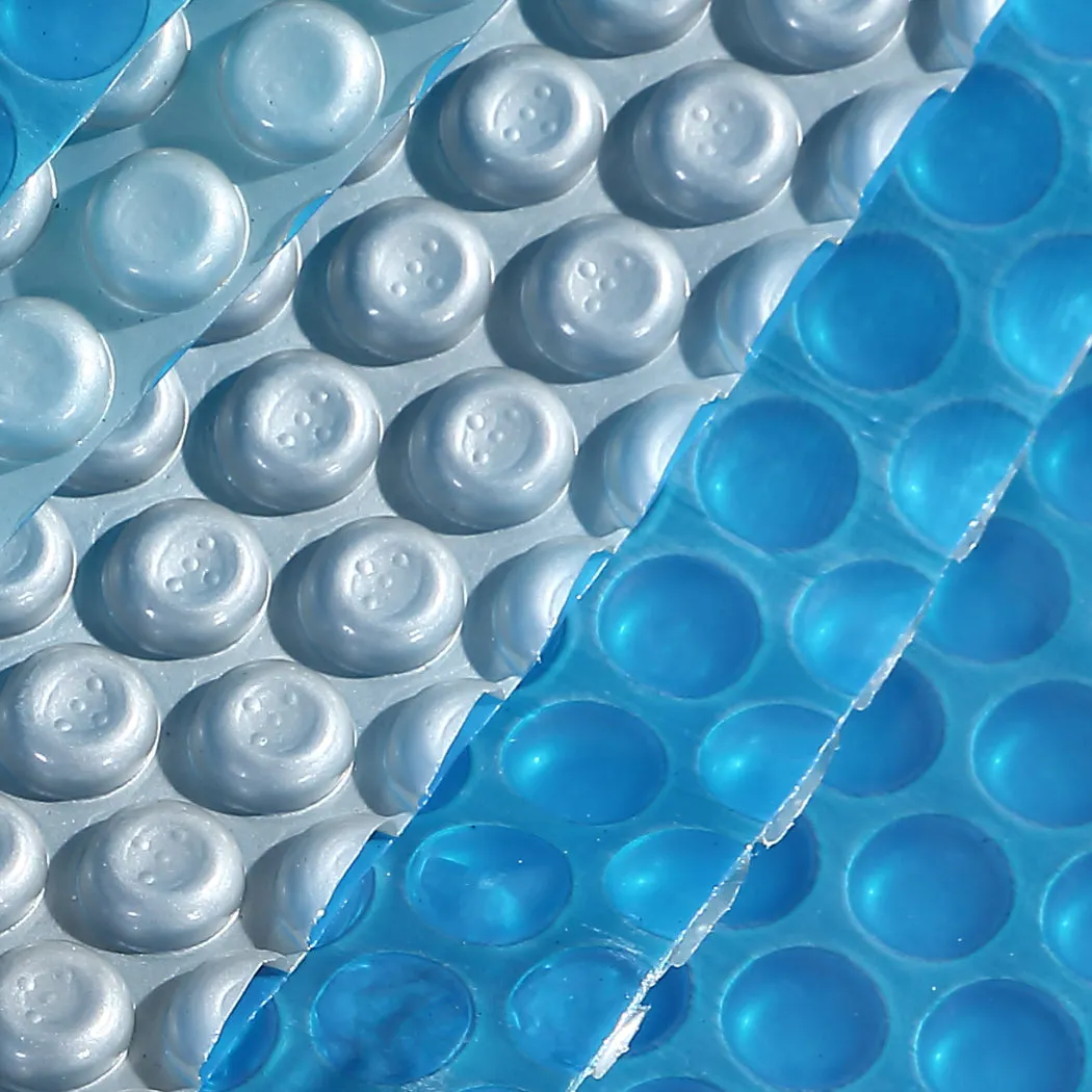 Traderight Group Solar Swimming Pool Cover 400 Micron Outdoor Bubble Blanket Heater Size 7 X 4M