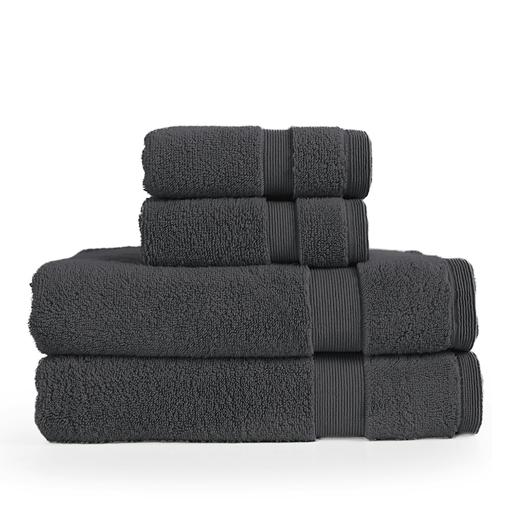 Martex 100% Cotton Charcoal Towel Bale - 2 Face Cloths & 2 Hand Towels