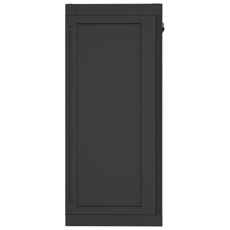 NNEVL Outdoor Storage Cabinet Black 97x37x85 cm PP image number null