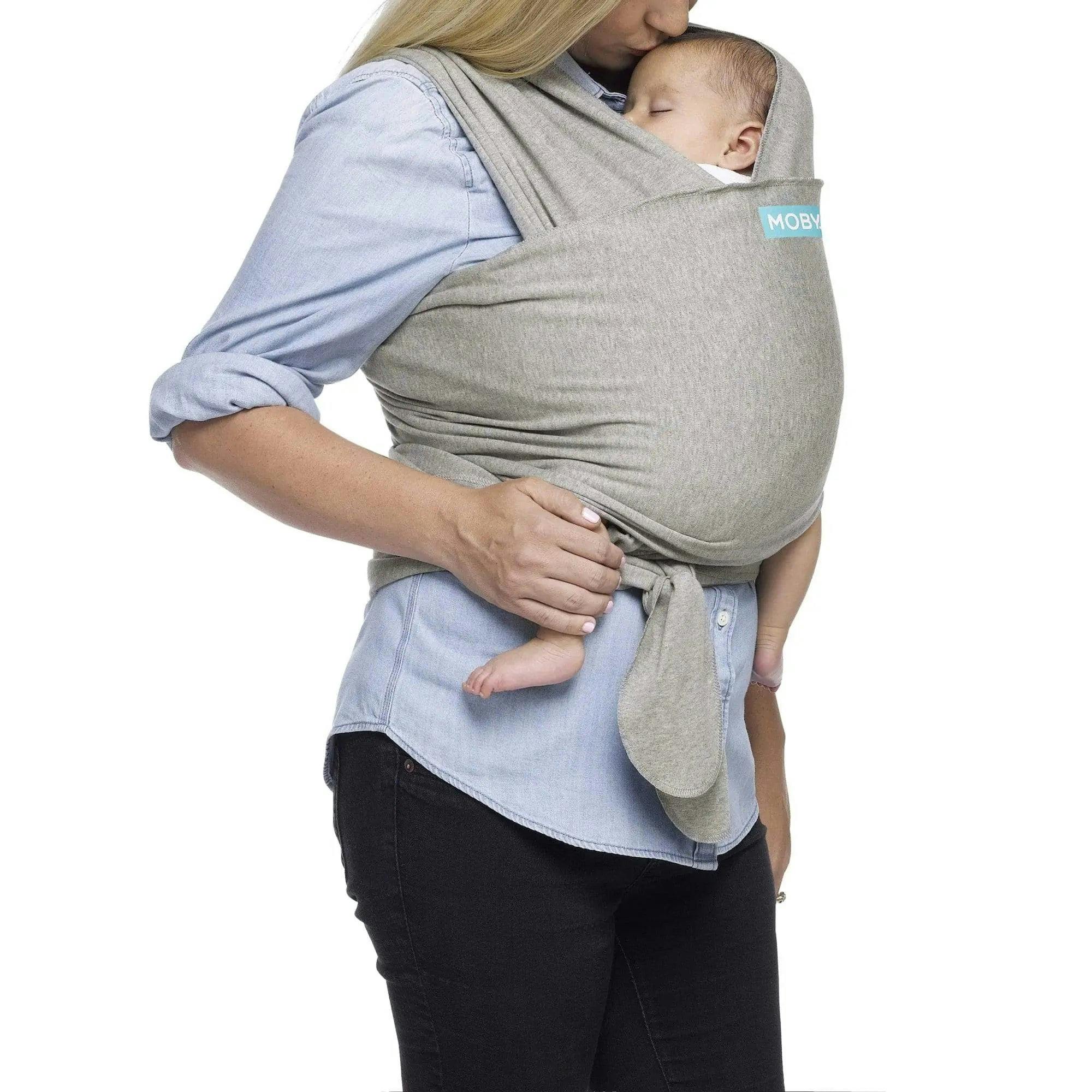 Moby Baby Classic Baby Wrap - Grey